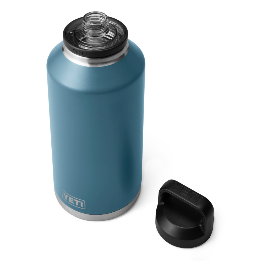 Yeti Rambler 64oz Bottle with Chug Cap Nordic Blue ;