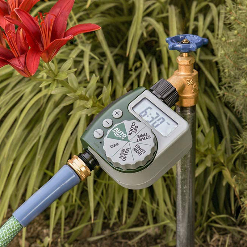 Beuseful Orbit 1-Outlet Programmable Hose Faucet Timer 62601， Green