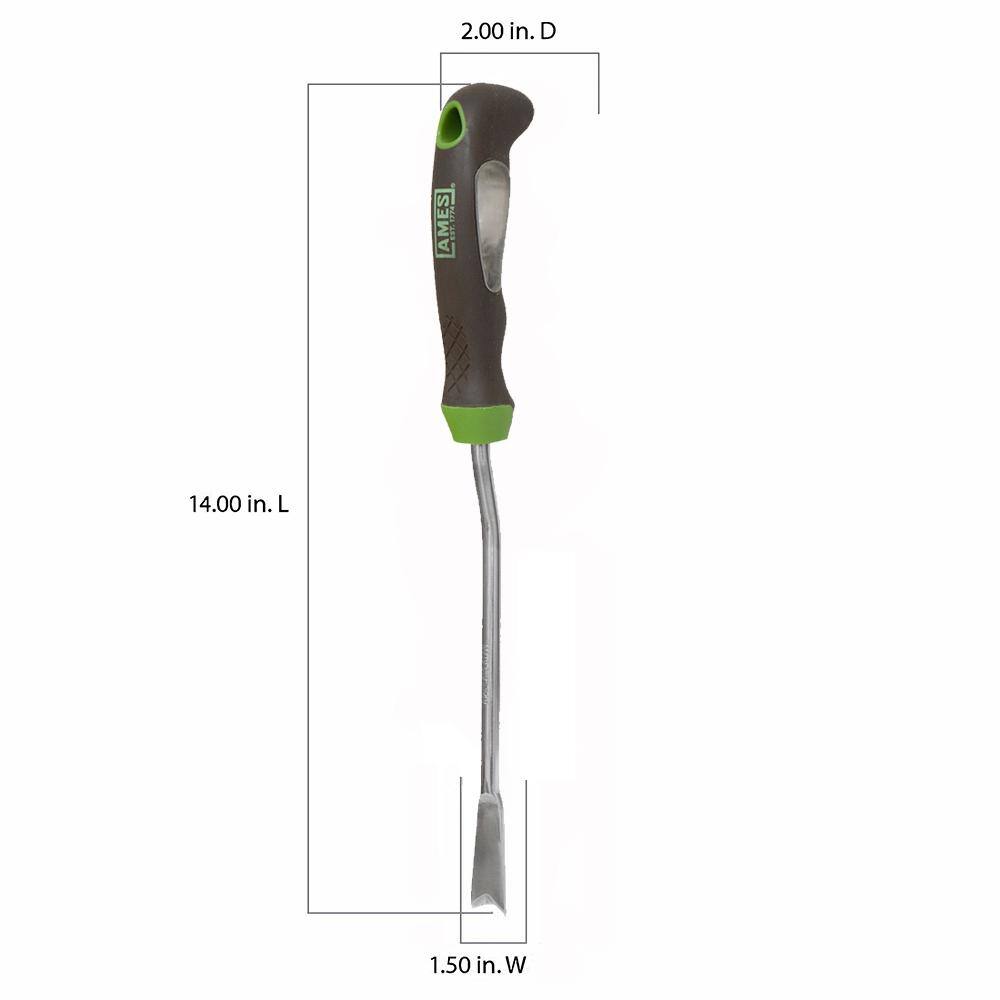 Ames 5.3 in. Ergo Gel Grip Hand Weeder 2445300