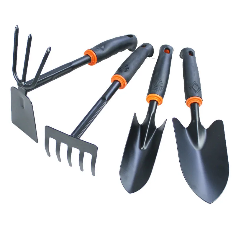 Factory 4/5pcs Gardening Tools with Soft Rubberized Non Slip Handle Garden tool set Durable Garden Hand Tools