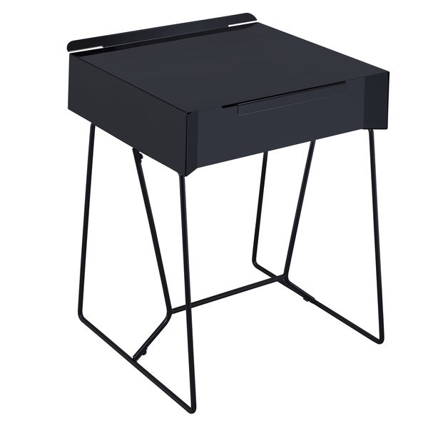 Furniture of America Omer Modern Metal 1-drawer Side Table