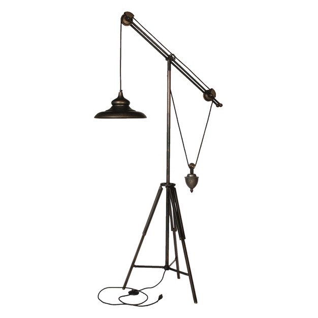 Arris Balanced Arm Tripod Floor Lamp Dark Bronze A amp b Home