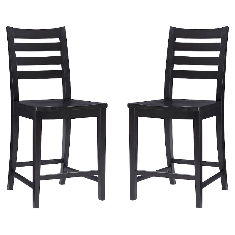 Linon Flynn Counter Stool 2-piece Set