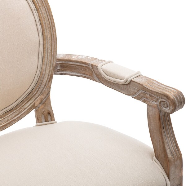 Upholstered Fabric Dining Armchair