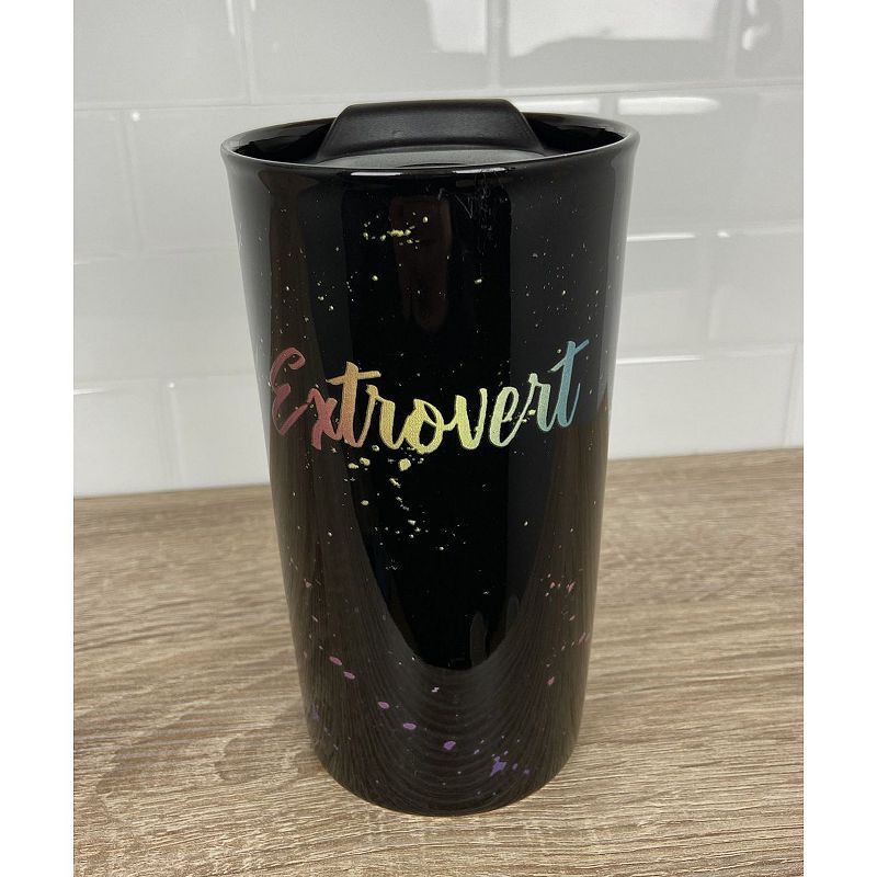 10 Strawberry Street 2-pc. Extrovert Splatter Travel Mug Set