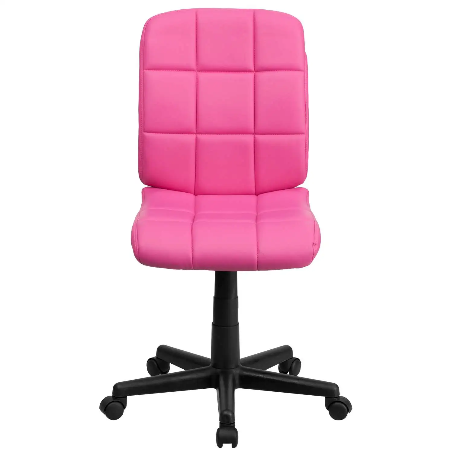 Pink Vinyl Office Chair