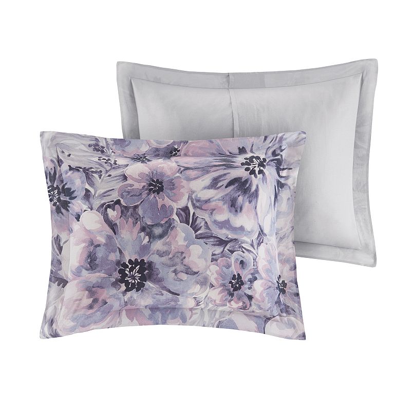 Madison Park Adella 7-piece Printed Floral Comforter Set with Throw Pillows