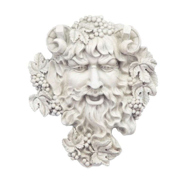 Design Toscano Bacchus God Of Wine Greenman Wall Sculpture Medium