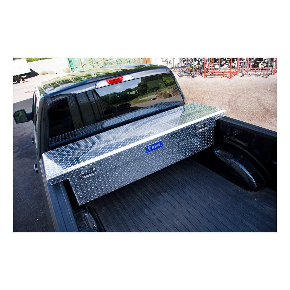 UWS 69 in. Silver Aluminum Low Profile Crossbed Truck Tool Box EC10481