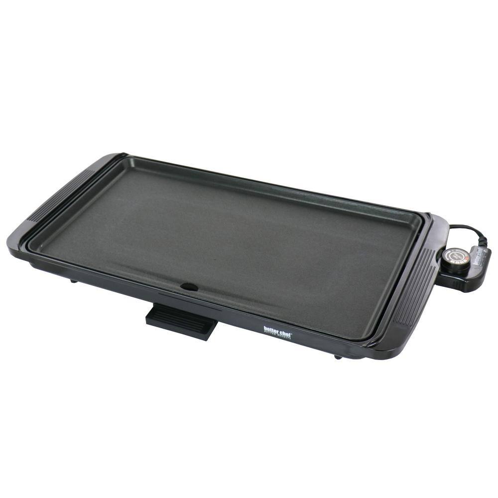 Better Chef Family Size 180 sq. in. Black Electric Counter Top GrillGriddle 985115085M