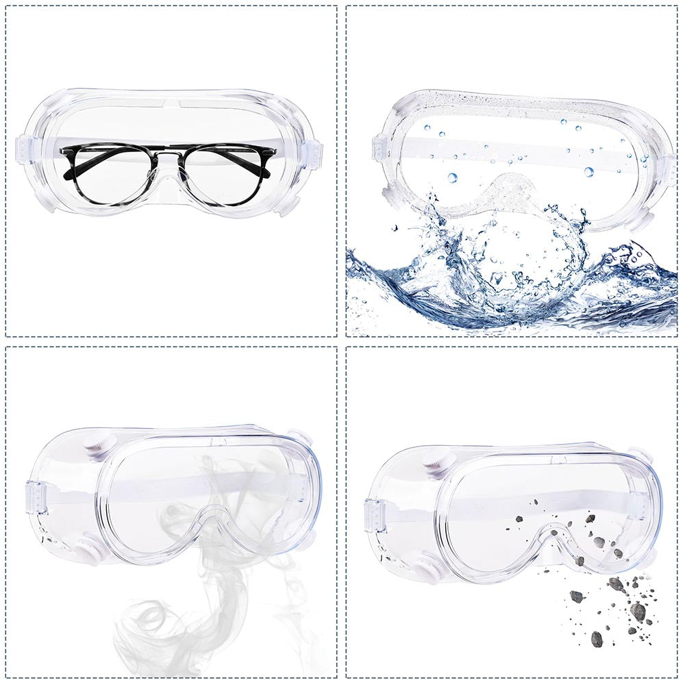 Yescom Disposable Safety Goggles Anti Fog Protective Eyewear