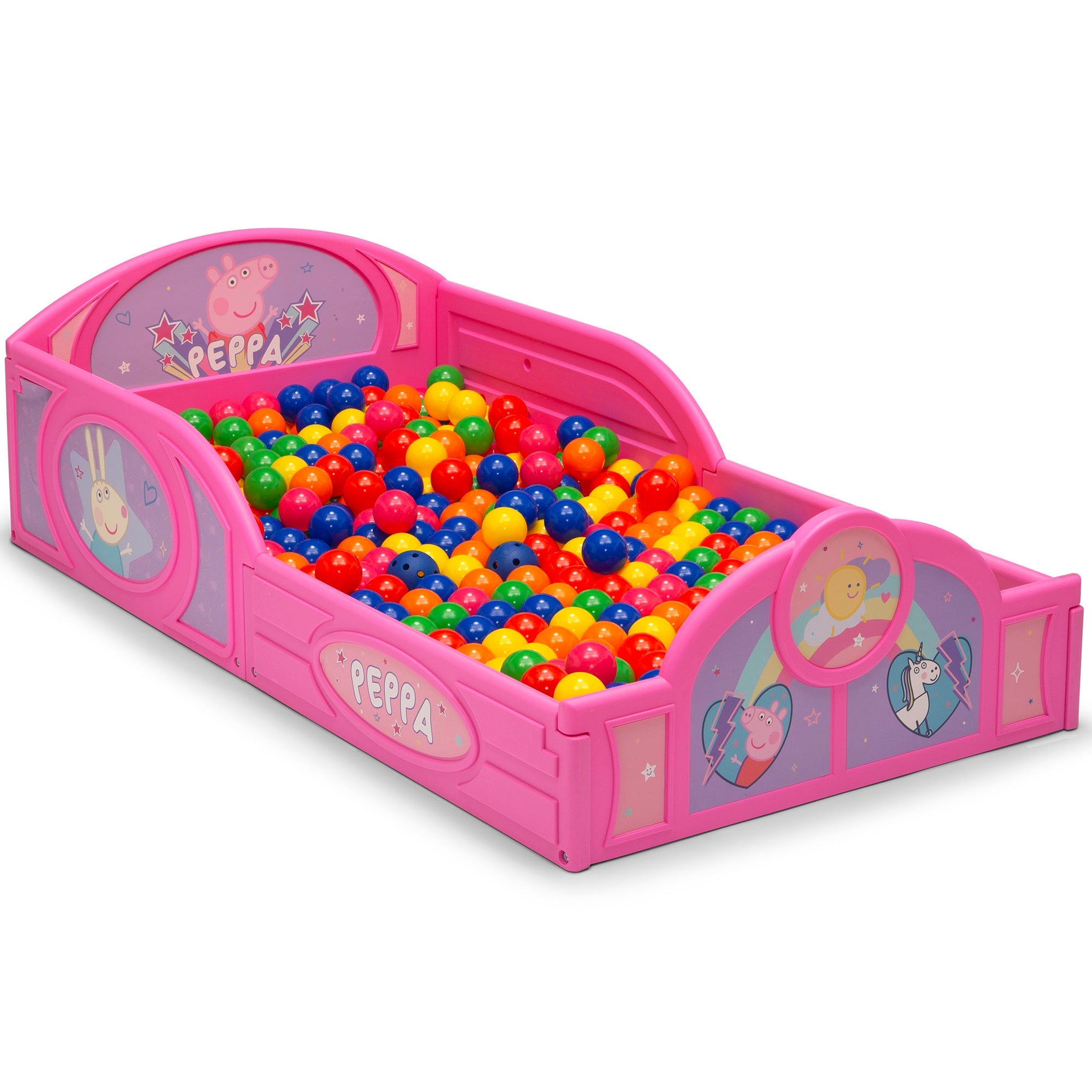 Peppa Pig Plastic Sleep and Play Toddler Bed by Delta Children