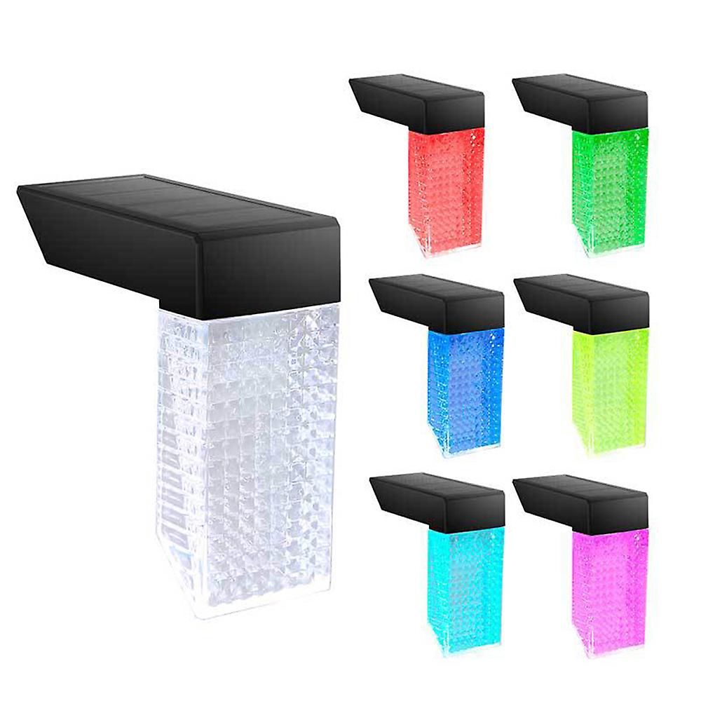 Solar Step Lights Rgb Stair Lights Outdoor Color Changing