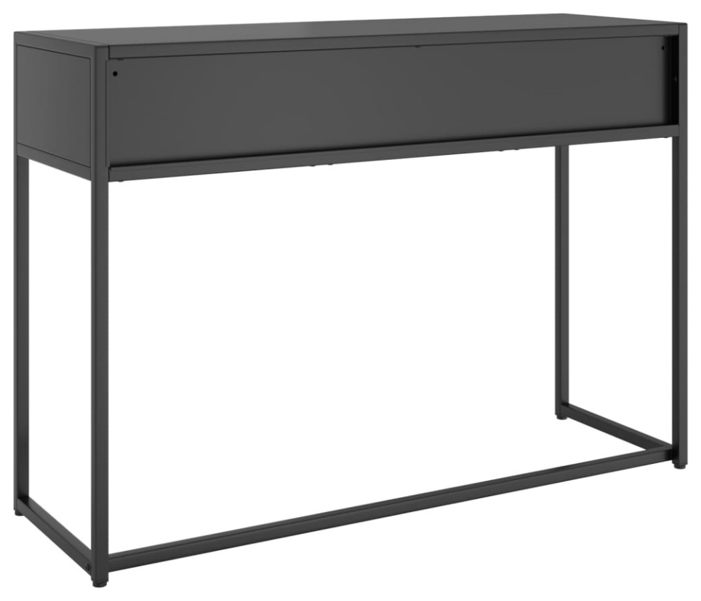 vidaXL Console Table Entryway Table Hall Side Table Drawer Anthracite Steel   Transitional   Console Tables   by vidaXL LLC  Houzz