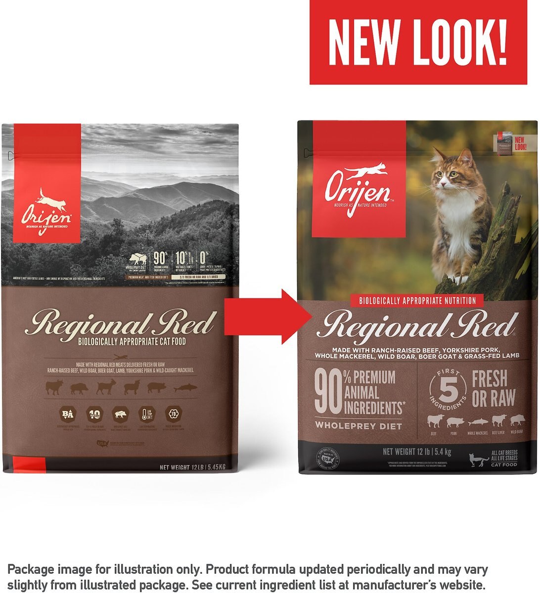 ORIJEN Regional Red Grain-Free Dry Cat Food