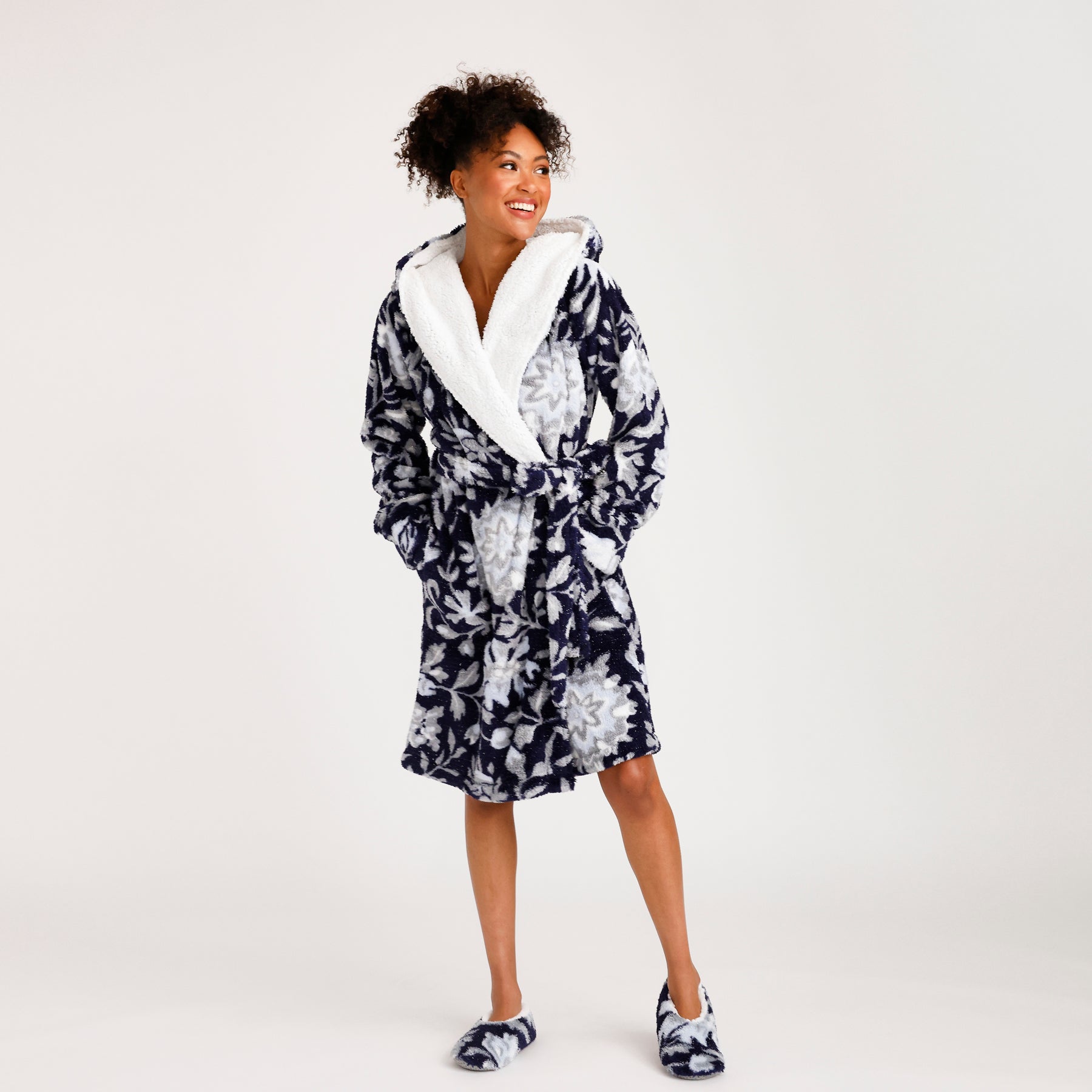 Plush Shimmer Cozy Life Robe