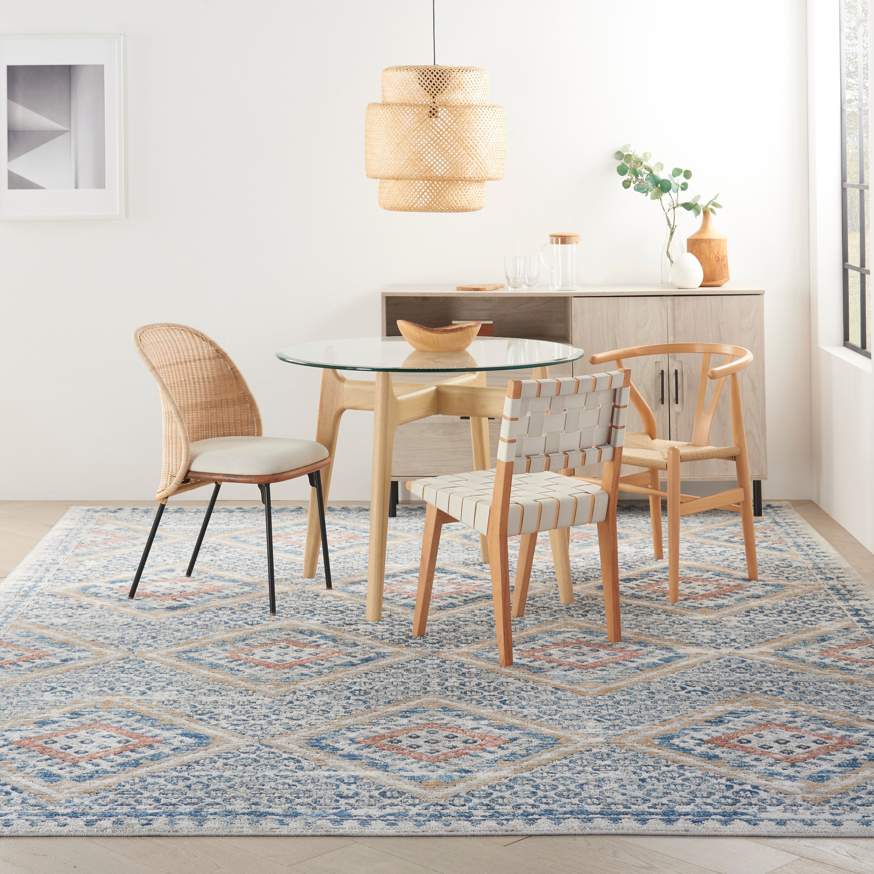 Quarry Blue/Ivory Rug