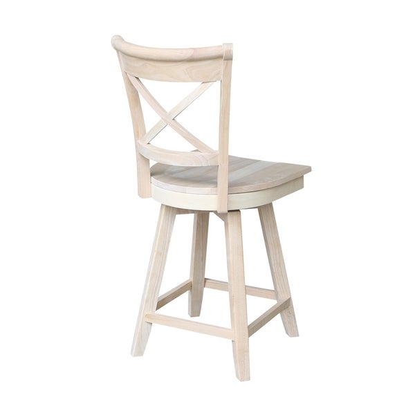 Charlotte Stool with Swivel Seat - Unfinished