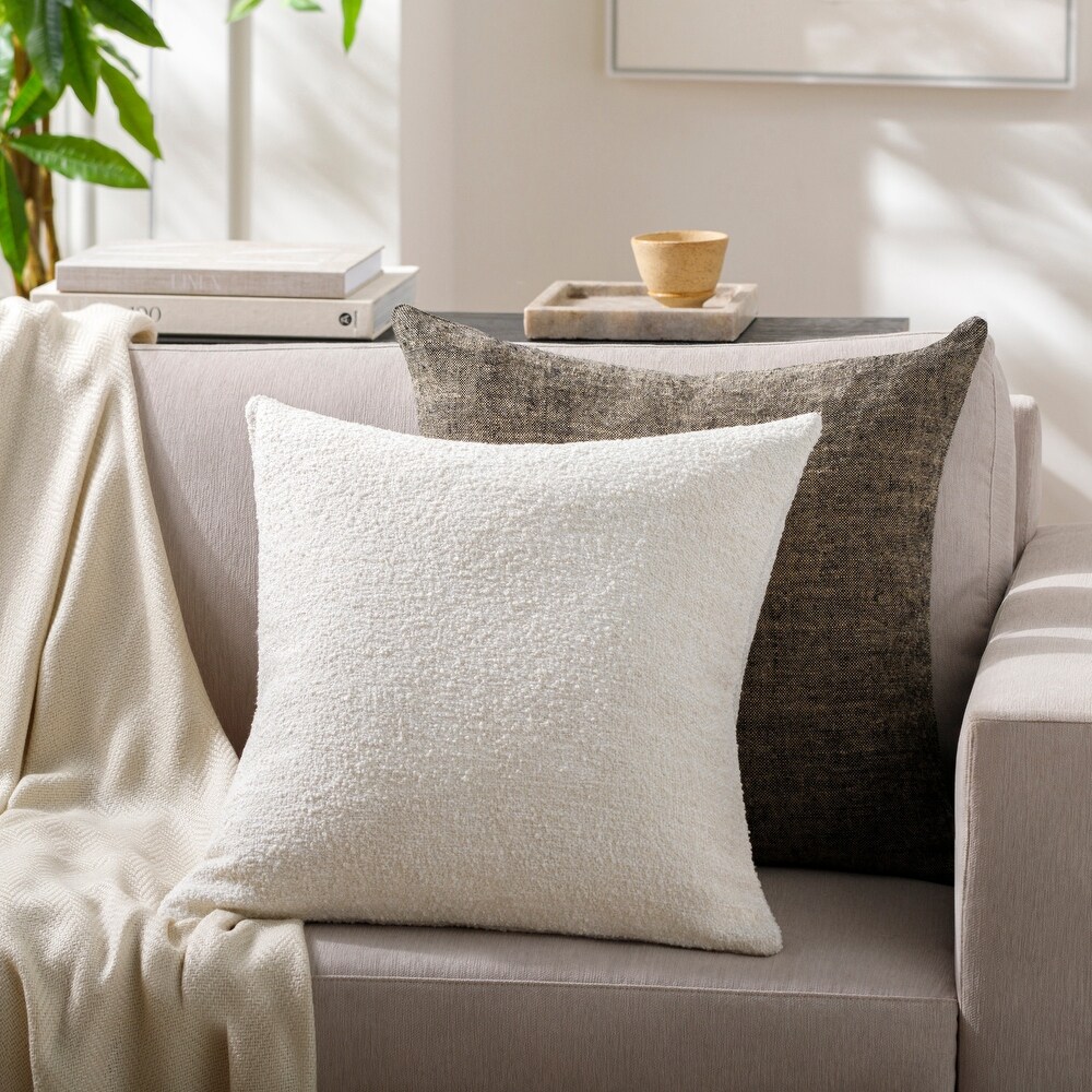 Keely Modern   Contemporary Solid Color Accent Pillow