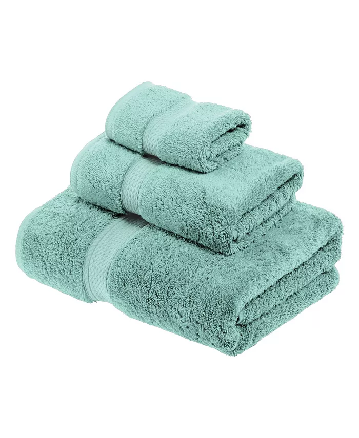 Superior Highly Absorbent Egyptian Cotton Ultra Plush Solid Bath Towel Set Collection