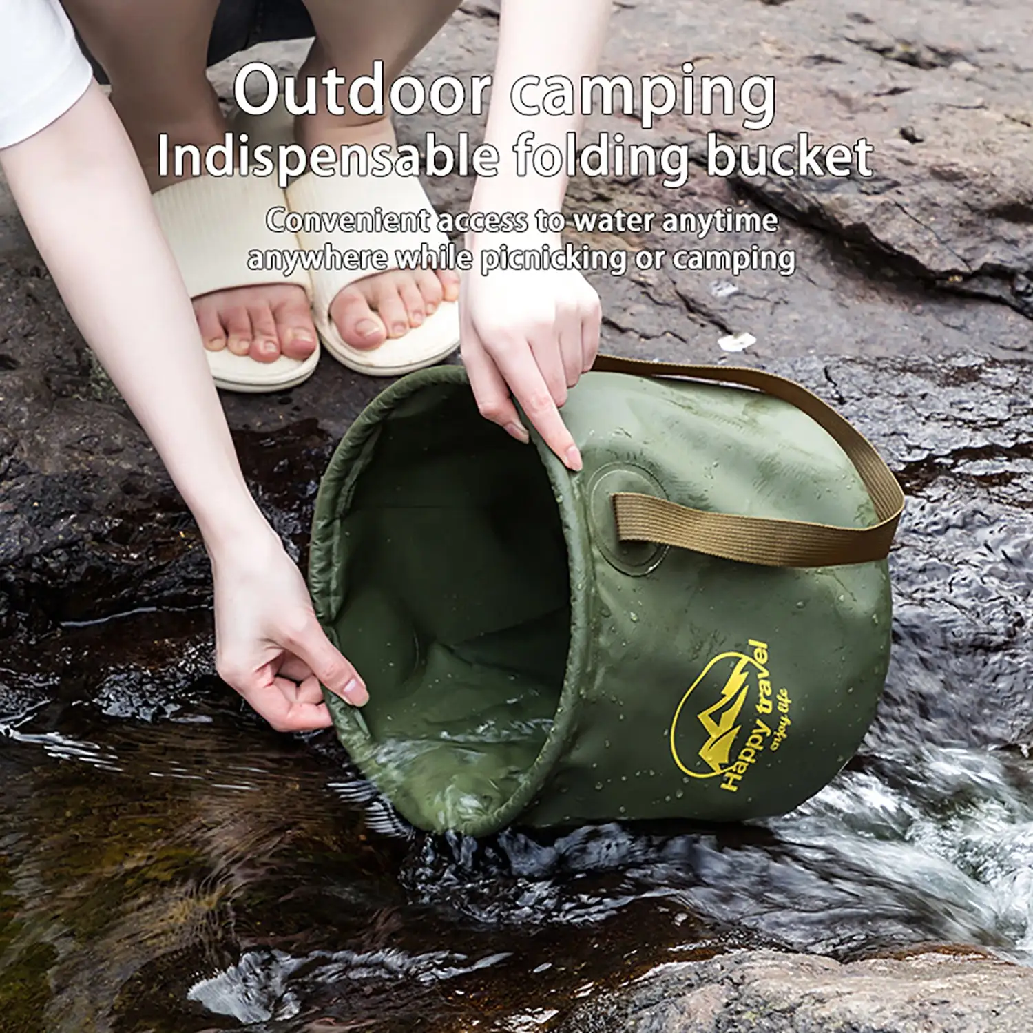 🔥Factory Clearance Sale With 50% Off🔥Travel Folding Bucket Campi