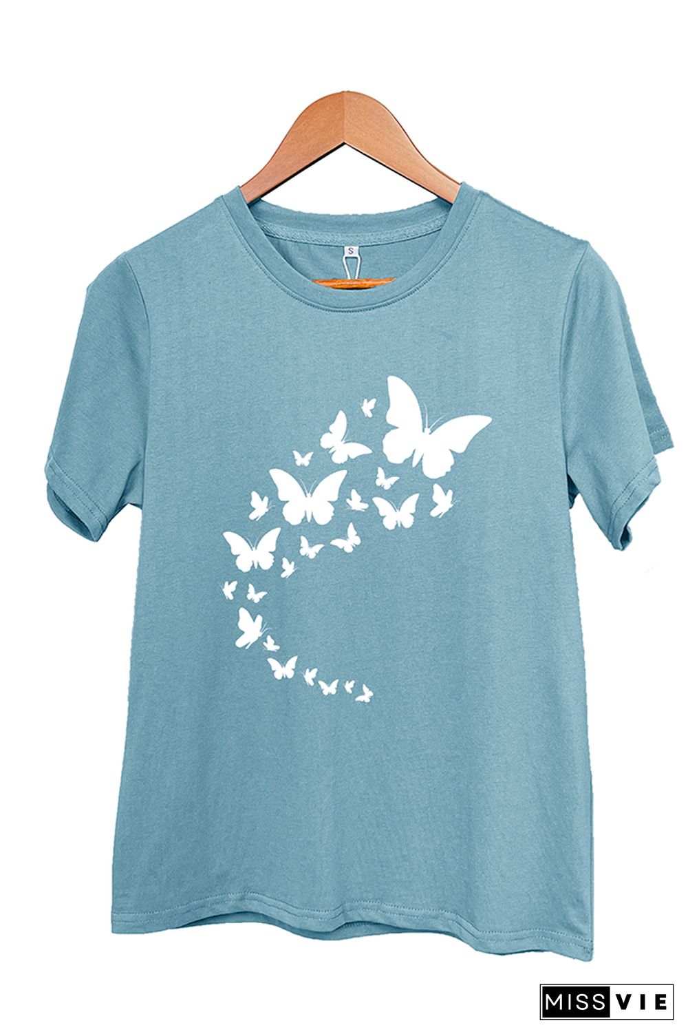 Flying Butterflies Graphic T-Shirt Wholesale