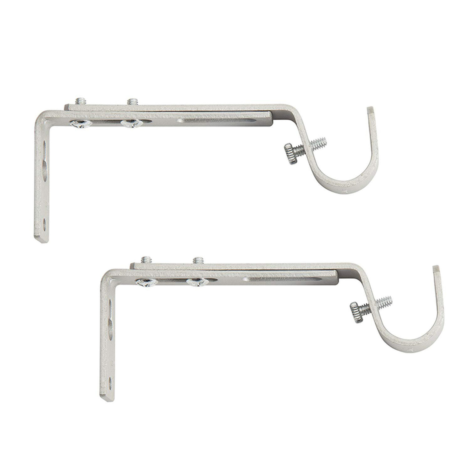 Kenney Satin Nickel Silver Adjustable Bracket 3/4 in. L