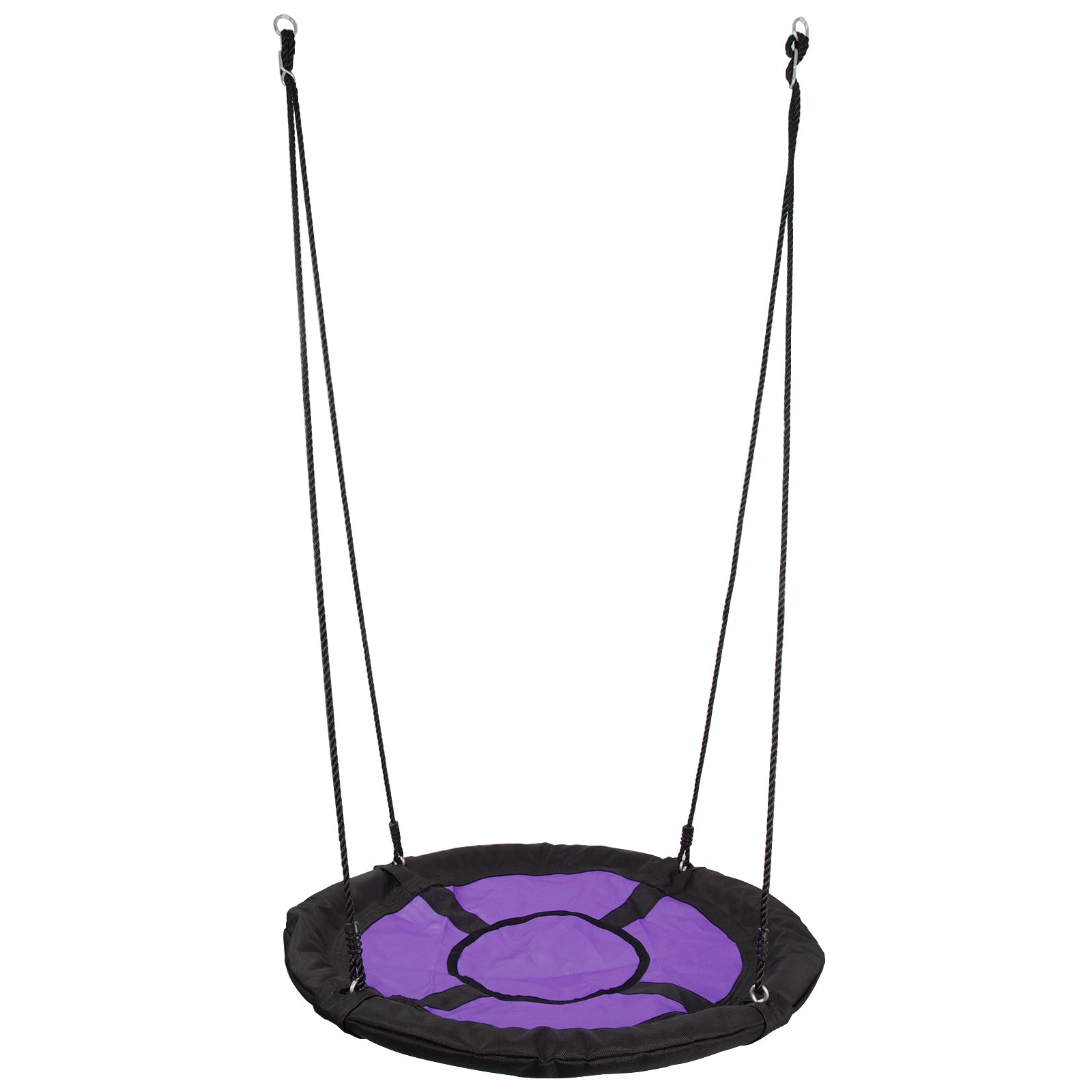 ZENY 40-inch Waterproof Saucer Web Swing Saucer Tree Swing with Tree Rope， Purple