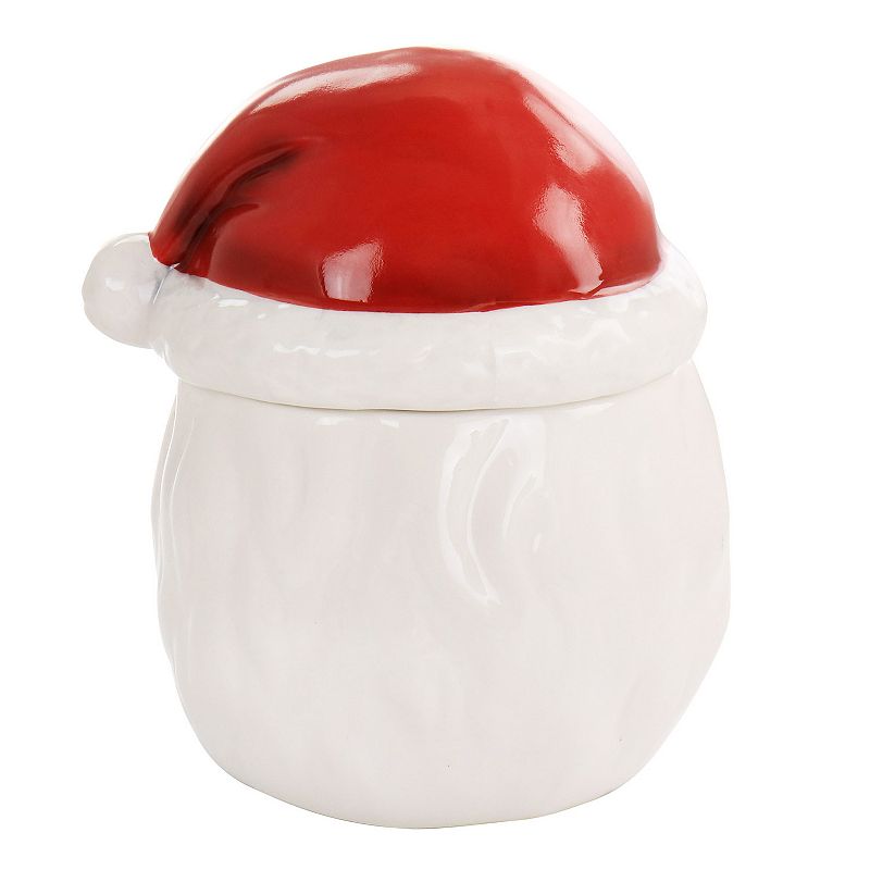 Gibson Home Joyful Santa Durastone 7.5in Cookie Jar