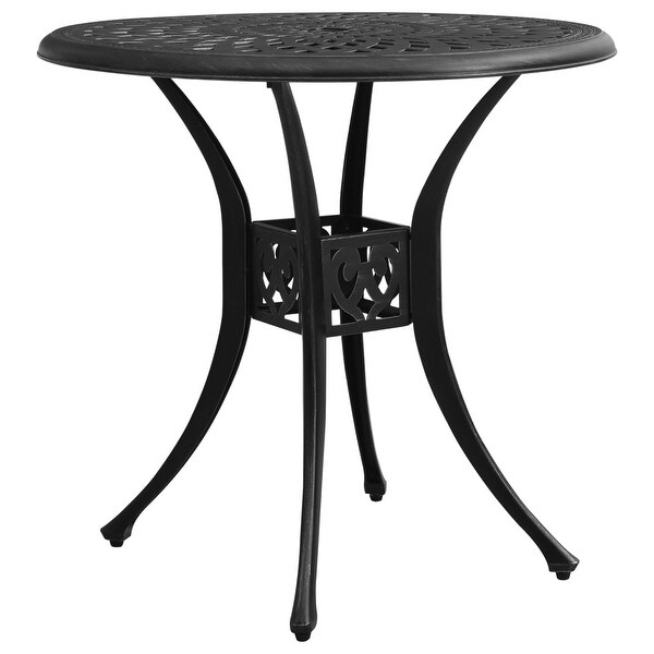 vidaXL Patio Table Black 30.7