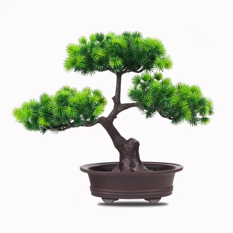 High Quality Low Cost Mini Bonsai Tree Table Decoration Plastic China Natural Carton Box Environmental Friendly ODM OEM Accepted