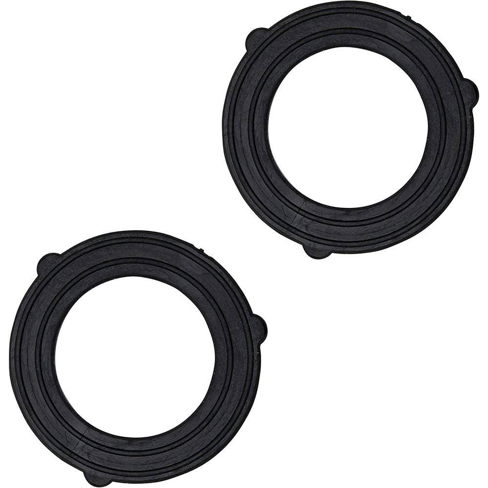 Heavy-Duty Brass Garden Hose Connector (2 Way) Hose Fitting with 2 Valves 8 Rubber Washers and Tape (4-Pack) B076VM93DP