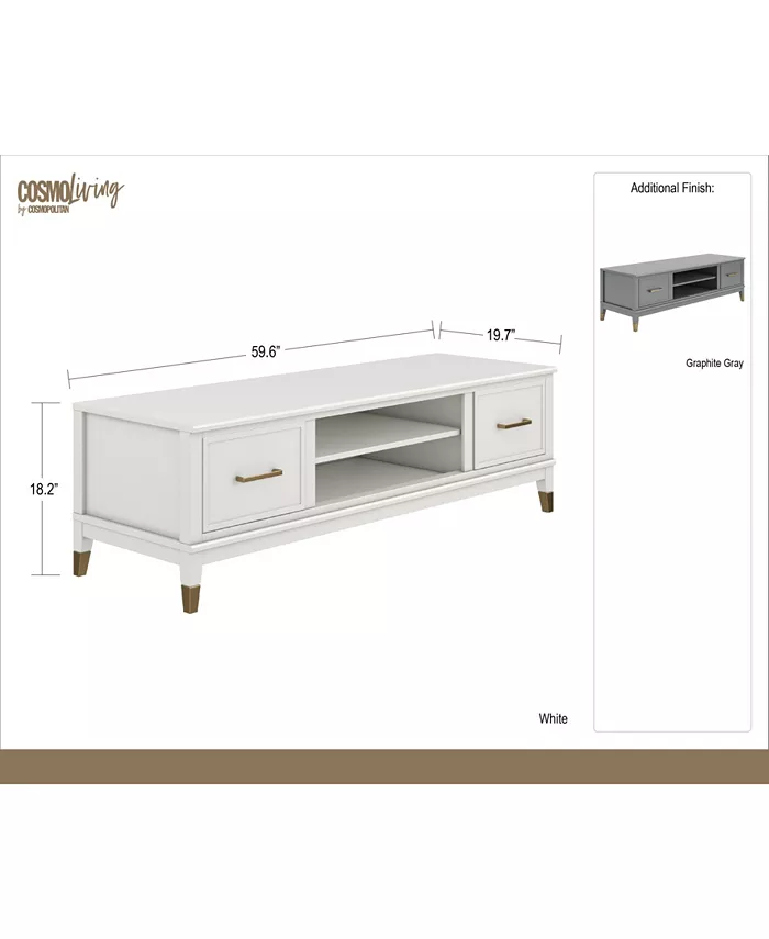 CosmoLiving By Cosmopolitan Westerleigh TV Stand for TVs up to 65