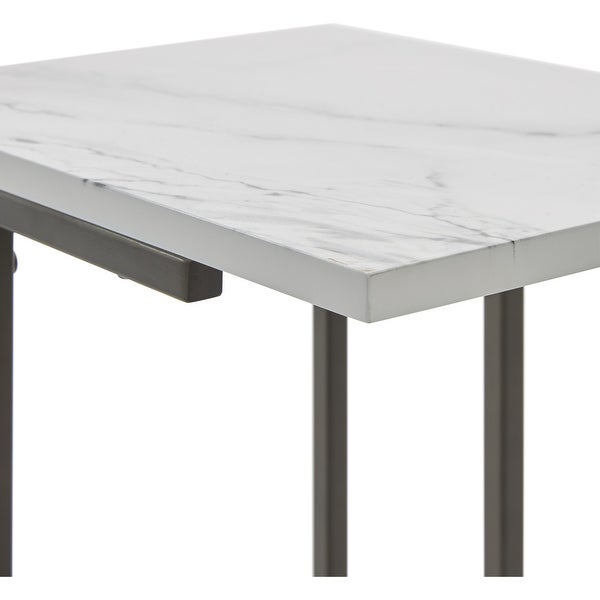 Serta Harton C Table， Modern Design， Durable Metal Base