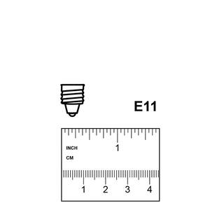 Feit Electric 75-Watt Equivalent Bright White (3000K) T4 Mini Candelabra E11 Base Decorative LED Light Bulb BP75MC830LEDHDRP