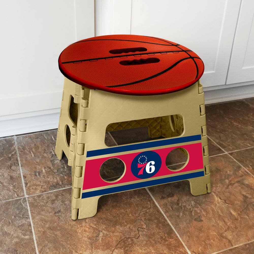 FANMATS Philadelphia 76ers Plastic Folding Step Stool 24416