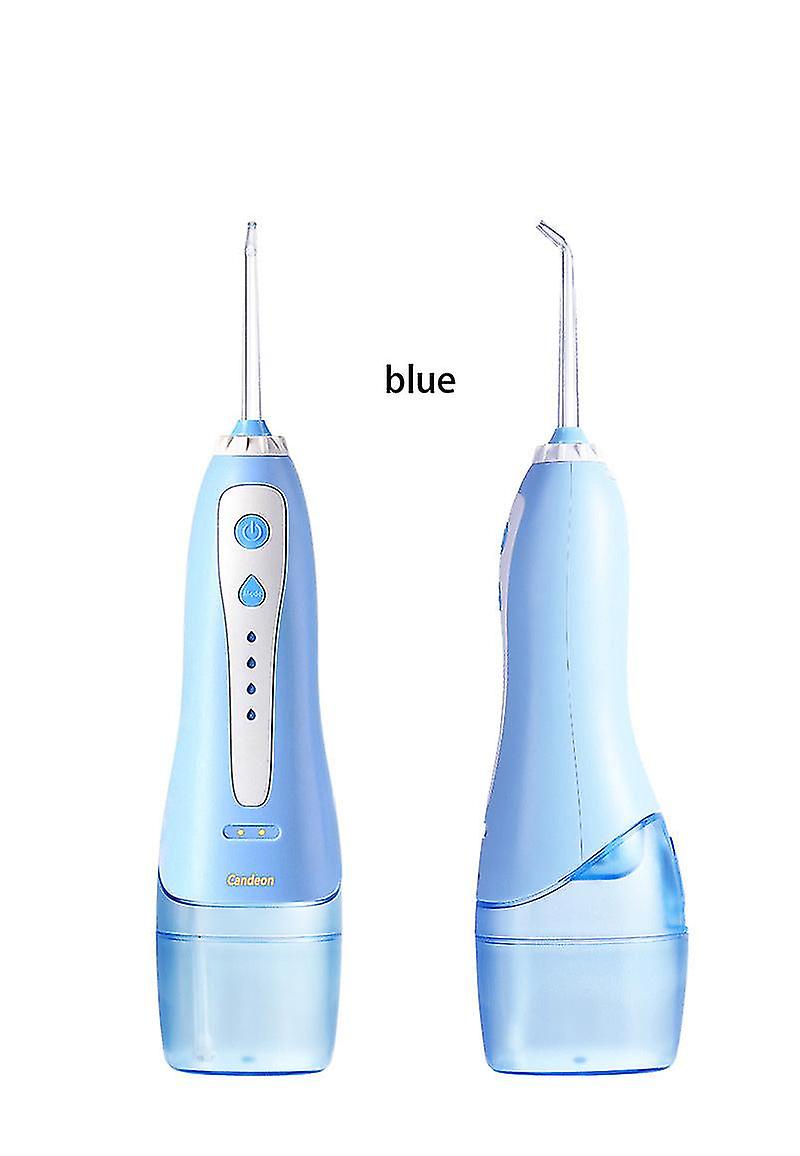 Oral Irrigator Portable Water Dental Flosser Usb Rechargeable Water Jet Floss Tooth Pick 6 Jet Tips 240ml