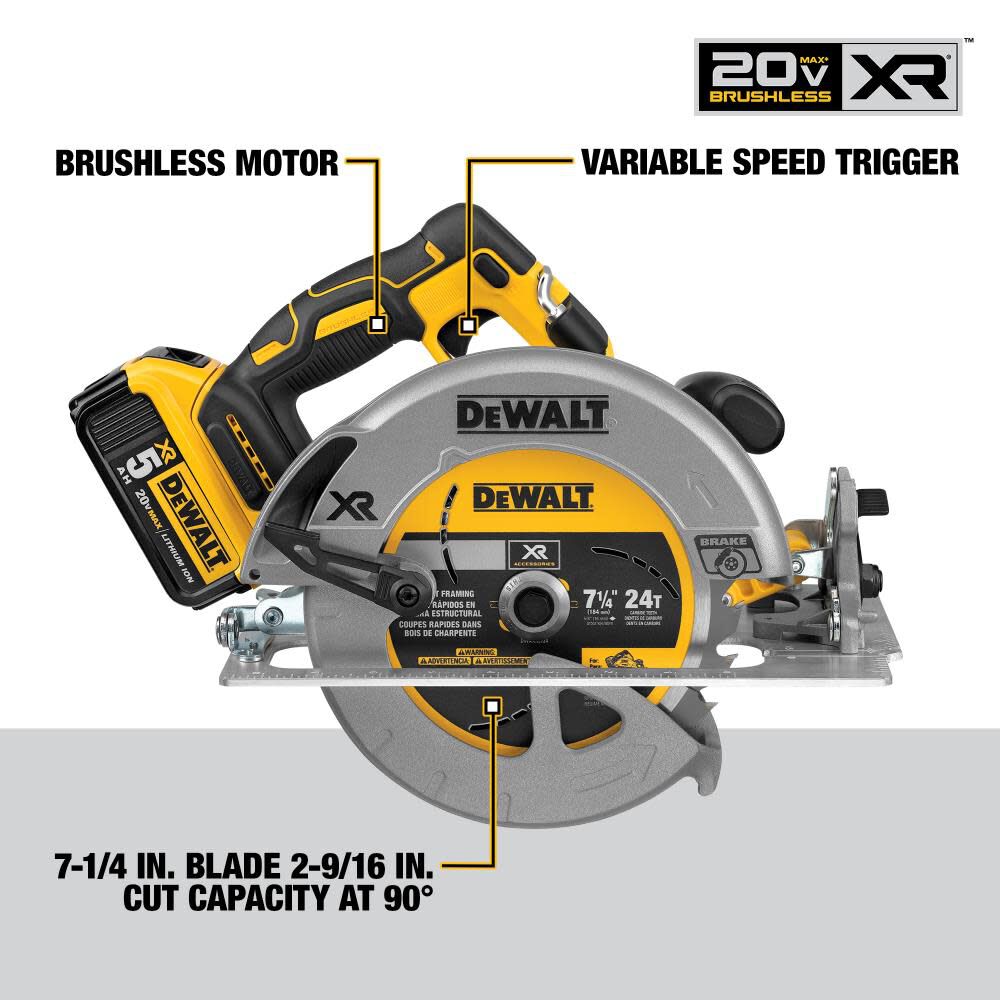 DW 20V MAX XR Compact 4-Tool Combo Kit DCK483D2 from DW