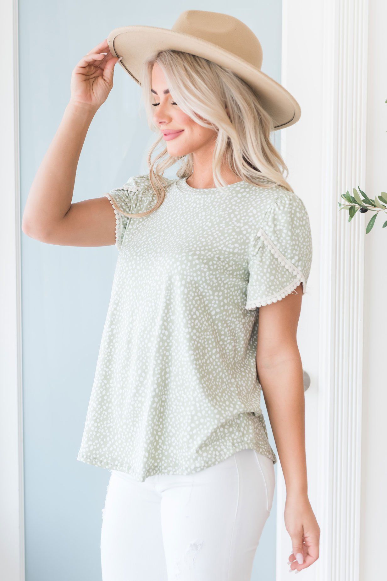 Best Days Ahead Modest Blouse