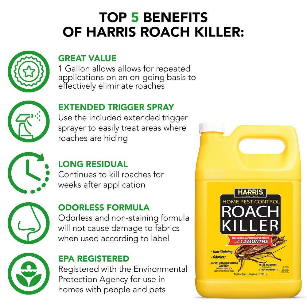 Harris 18 Month Roach Killer Kit R-KIT128