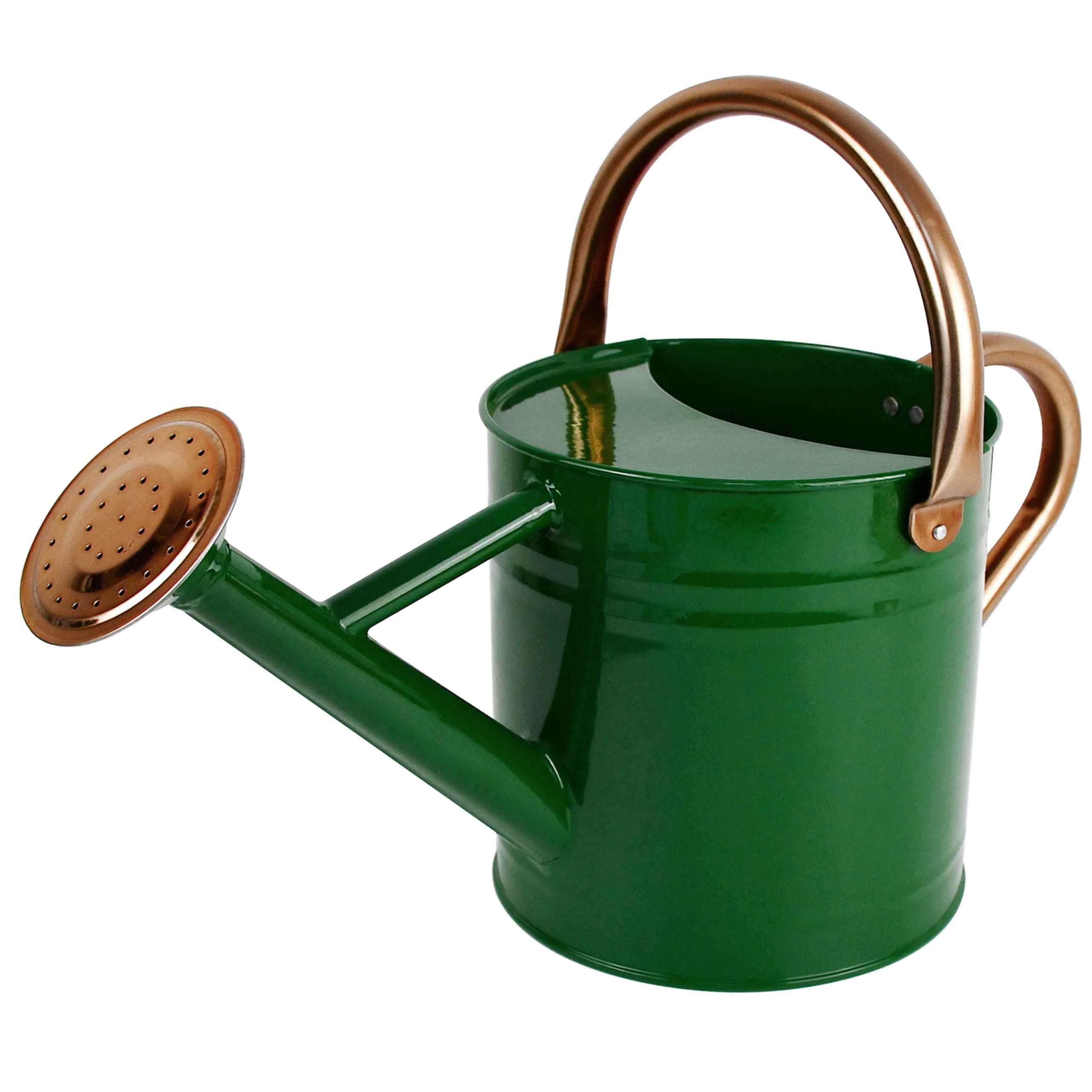 Homarden Copper Colored Watering Can， Metal Watering Can with Removable Spout，andnbsp;1 Gallon