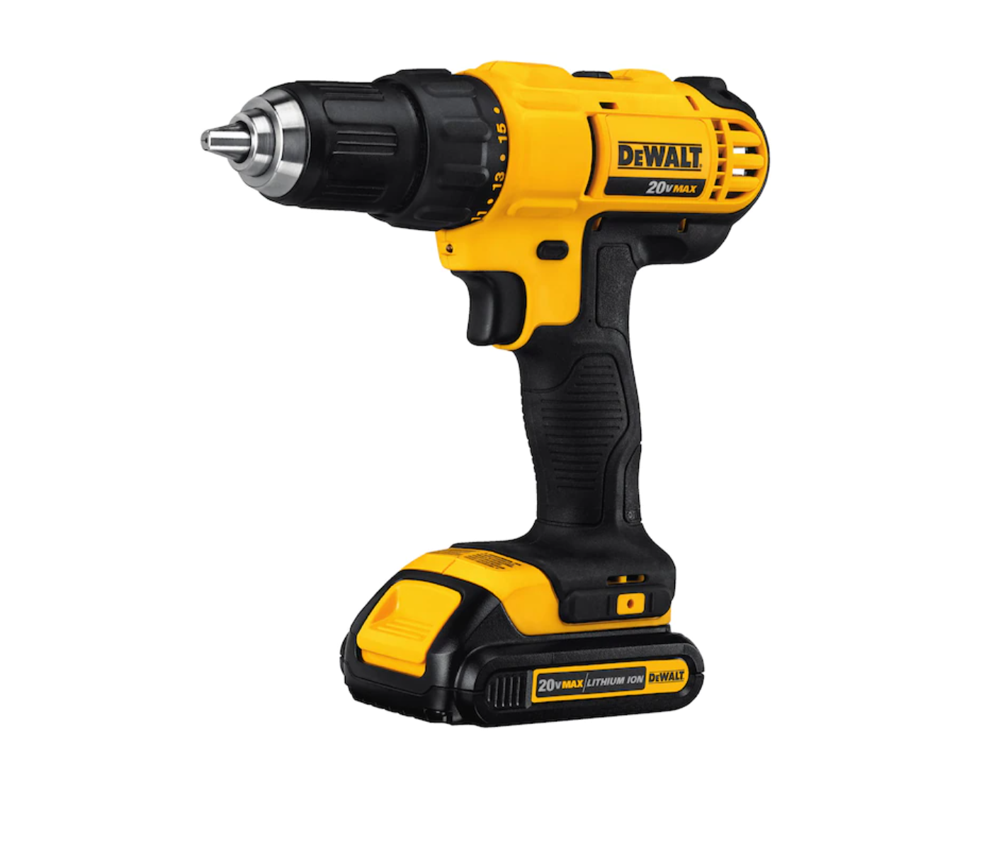 DEWALT DCD771C2 20-volt 1/2-in Cordless Drill (2-Batteries Included and Charger Included)