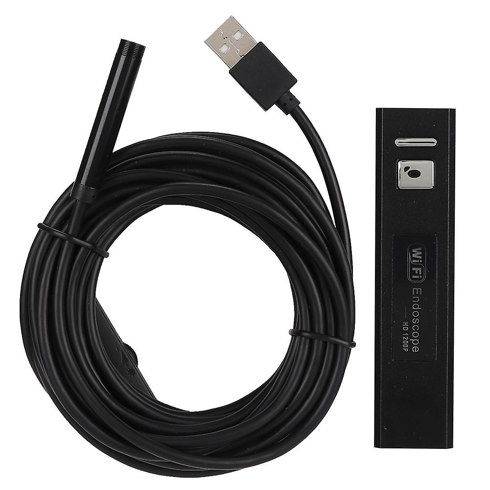 Multi-functional Wifi Endoscope 1200p Hd 5m Soft Cable Phone Waterproof Endoscope Camera