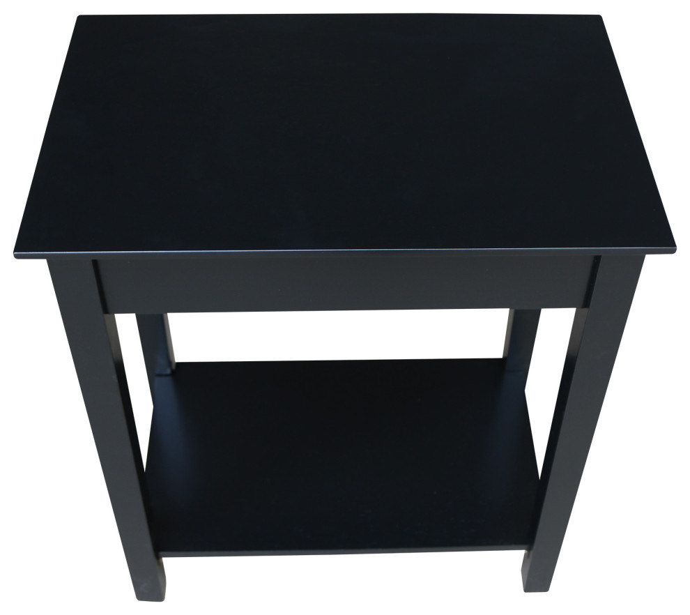 Narrow End Table   Transitional   Side Tables And End Tables   by International Concepts  Houzz