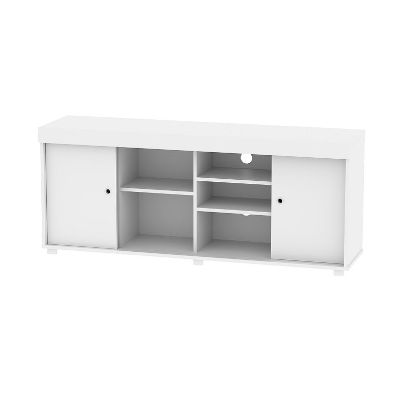 Techni Mobili White Storage TV Stand