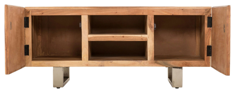 Josie Industrial Wood Tv Console   Entertainment Centers And Tv Stands   by GwG Outlet  Houzz