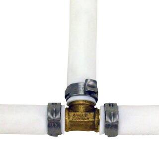 Apollo 12 in. Brass PEX-B Barb Tee APXT12