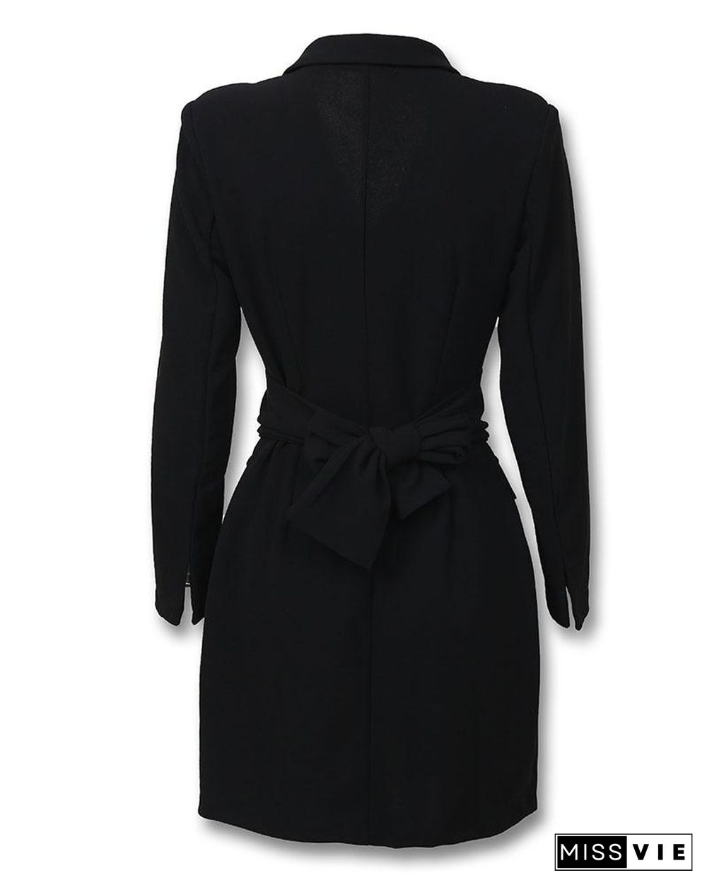 Double Breasted Long Sleeve Blazer Dress P11300