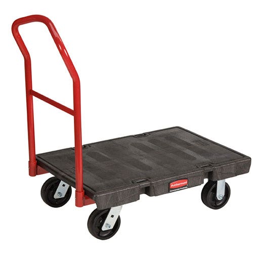 Rubbermaid FG443600BLA Heavy-Duty Platform Truck， 24