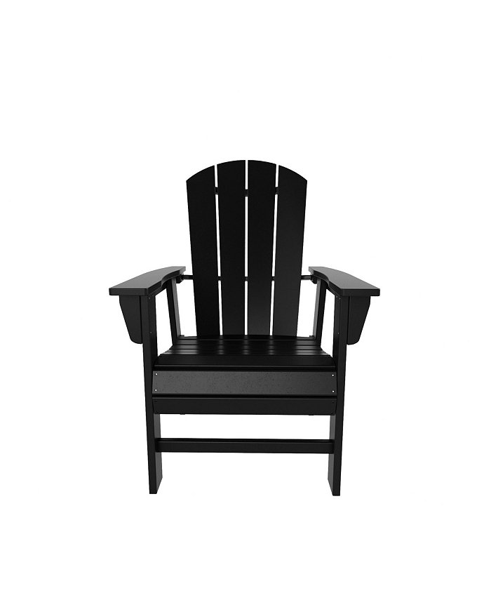 WestinTrends Outdoor Patio Adirondack Dining Chair Weather Resistant